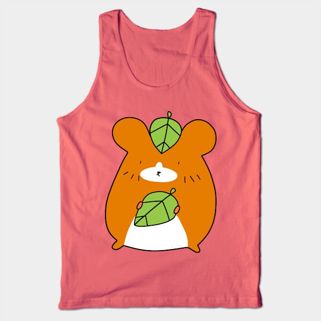 Leaf Hamster Tank Top by saradaboru